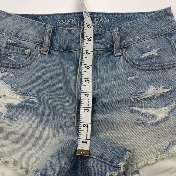 American Eagle Distressed Jean Shorts - Picture 4 of 6